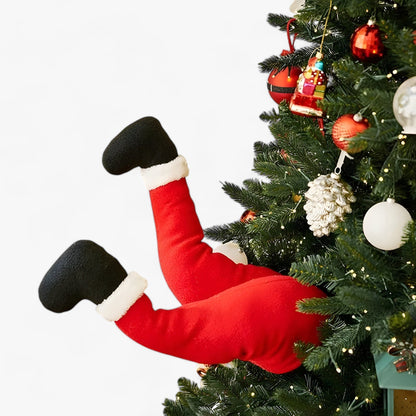 SantaHug | Weihnachtsschmuck 105 cm – Verleihen Sie Ihrem Baum eine lustige Note