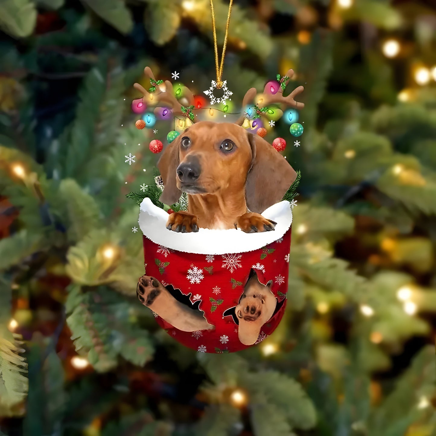Hübsche Welpen-Dekoration | Weihnachtsbaum-Anhänger Welpe - Festlicher Charme und Geschenk für Hundeliebhaber