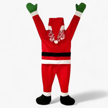 SantaHug | Weihnachtsschmuck 105 cm – Verleihen Sie Ihrem Baum eine lustige Note