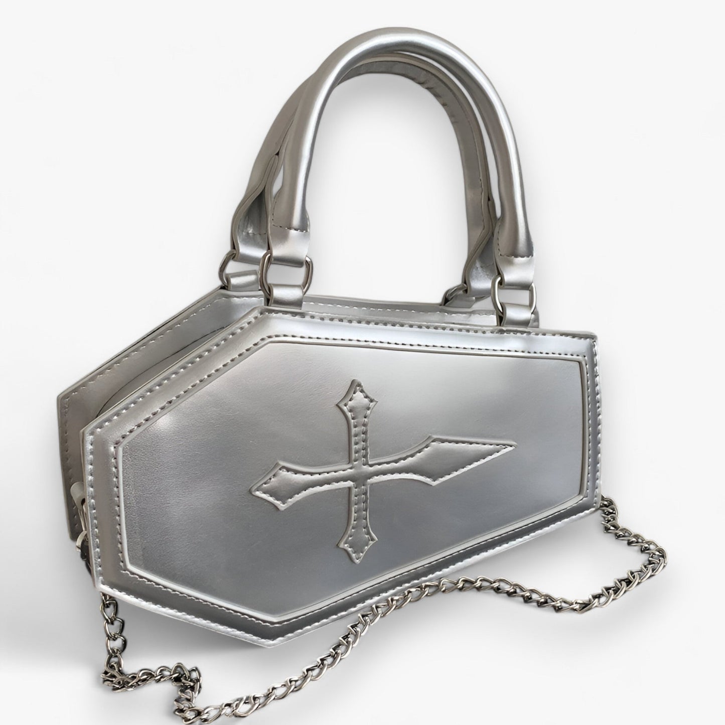 Sarg-Kettenhandtasche - Geräumig und elegant für Halloween-Cosplay