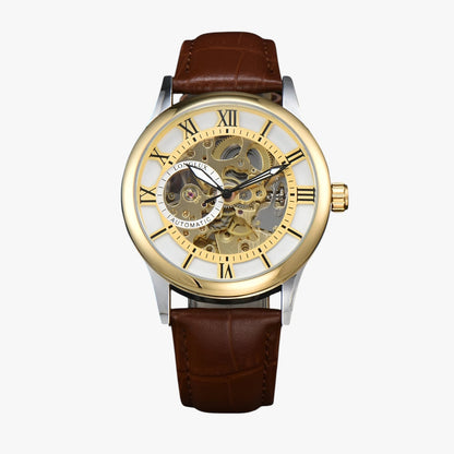 Robert | Elegante wasserdichtes Armbanduhr aus Leder
