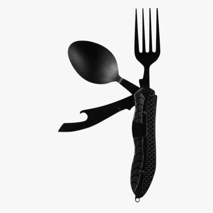 Nicole | 3-in-1 Camping faltbare Besteckset