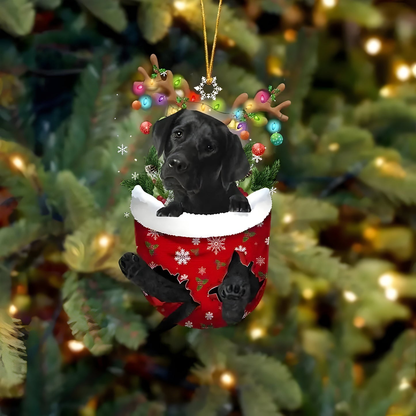 Hübsche Welpen-Dekoration | Weihnachtsbaum-Anhänger Welpe - Festlicher Charme und Geschenk für Hundeliebhaber