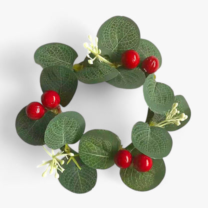DIY Weihnachtskranz - Künstliche Schlange für Festdekoration