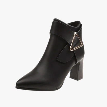 Kayla | Wasserdichte Stiefeletten mit Absatz: Eleganz und Komfort für jede Saison