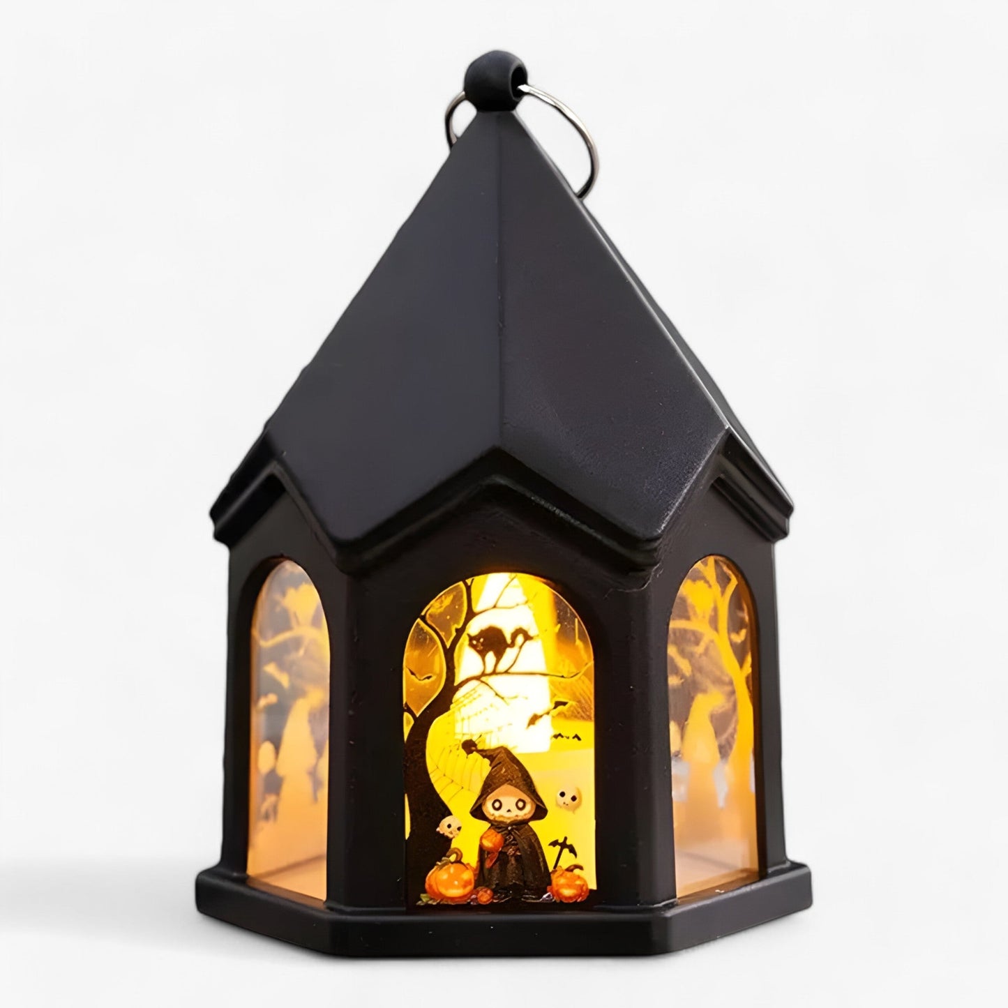 Halloween Kürbis-Laterne - Atmosphärisches Licht für gruselige Dekoration