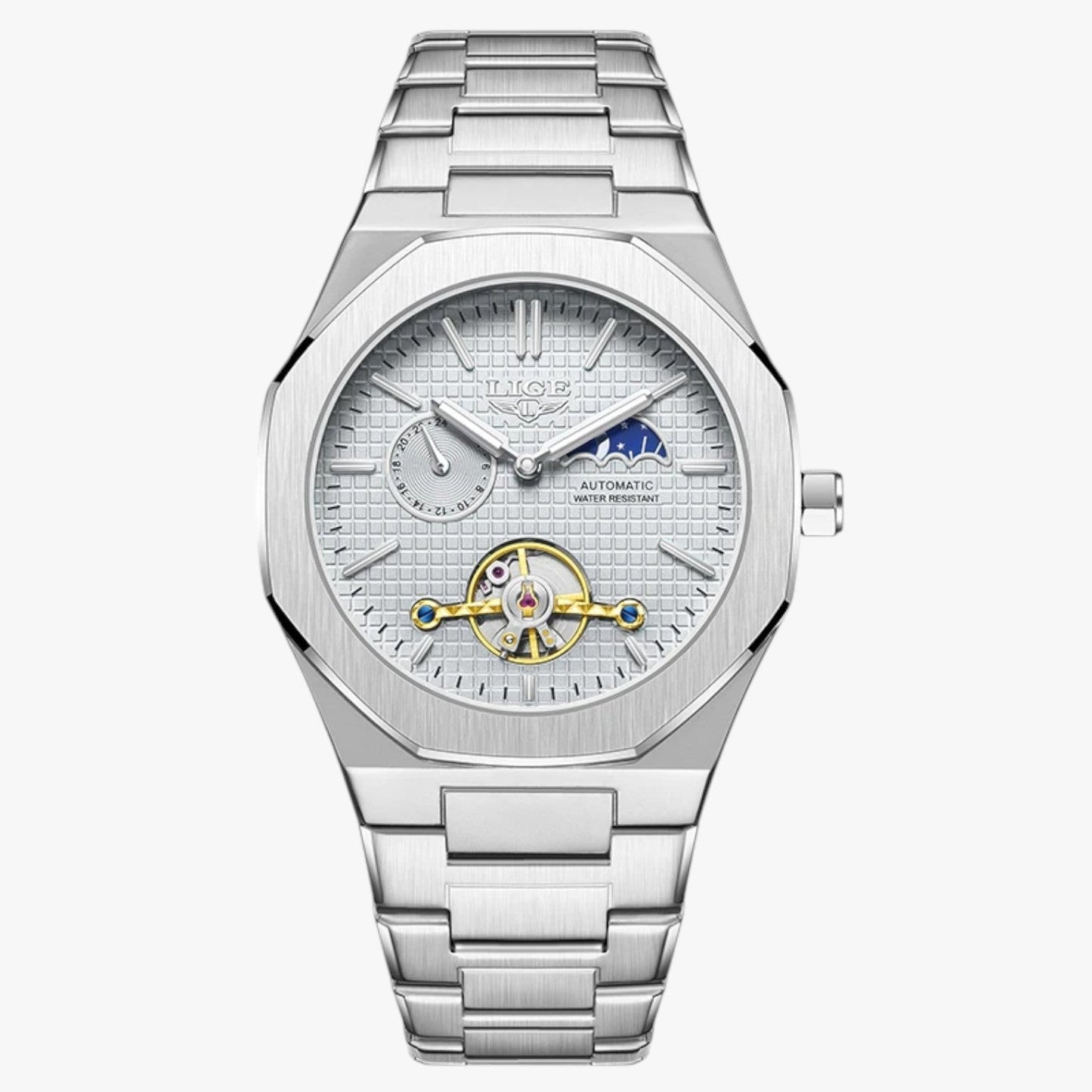 Lennox | Wasserdichte Luxus mechanische Uhr