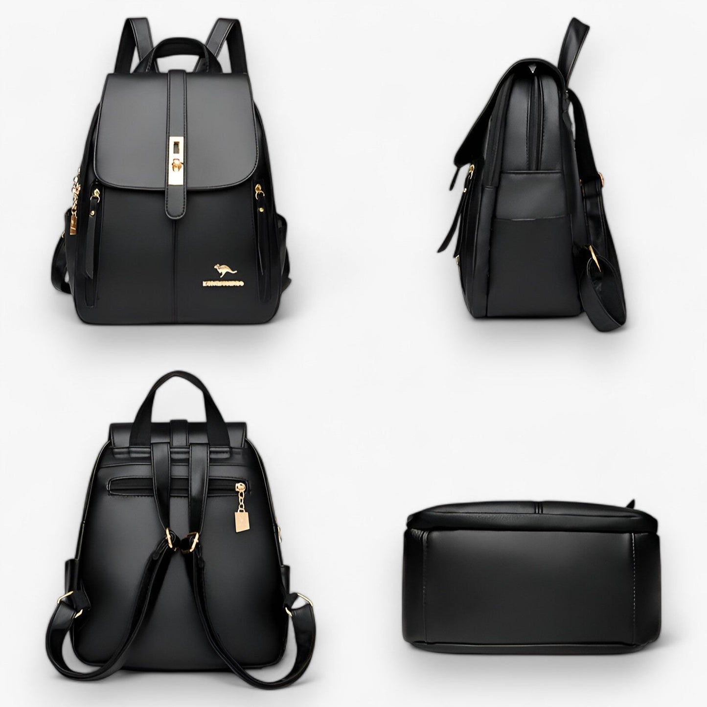Eleganter Damen Leder Rucksack – Perfekt für Alltag & Reisen