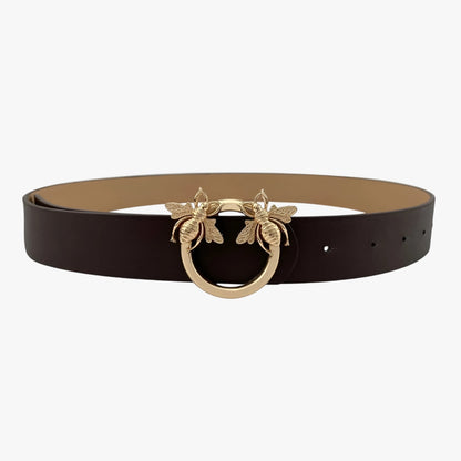 Sabrina | Eleganter Ledergürtel mit Design-Schnalle