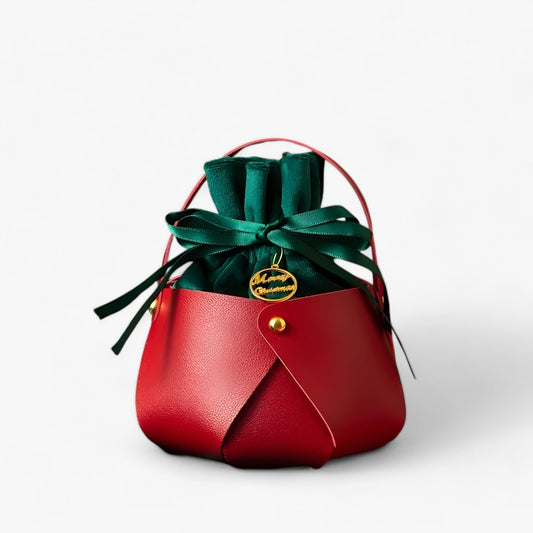 Layla | Juläpple-Tasche - Tragbare Geschenkbox für festliches Verpacken