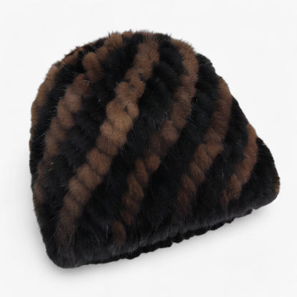 Luxe Minkfell Mütze - Winterliche Wärme & Eleganz
