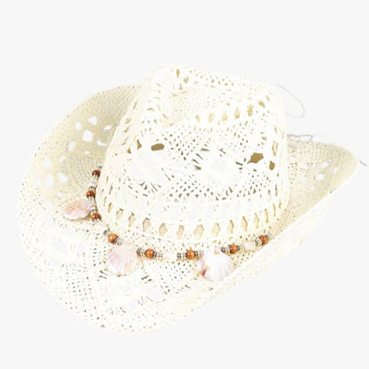 Skye | Cowboy-Hut Unisex aus Vintage-Stroh