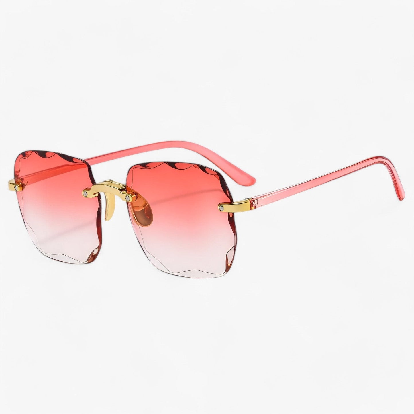 Kamila | Stilvolle randlose Sonnenbrille mit UV-Schutz