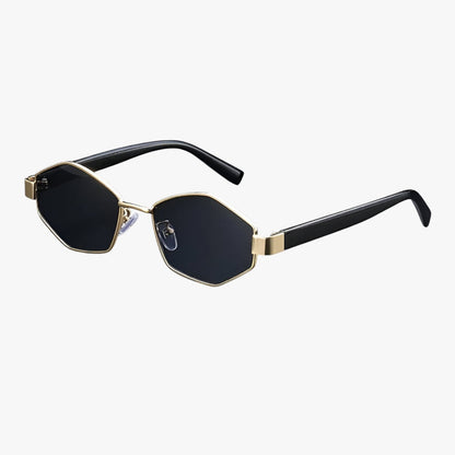 David | Polygonale Sonnenbrille UV400 – Unisex-Stil und Schutz für Outdoor-Sport