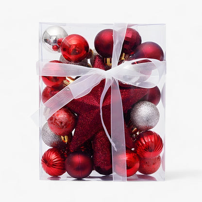 Set aus 30 Weihnachtsdekorationen - Verwandeln Sie Ihren Baum mit festlicher Eleganz