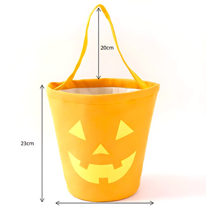 Kürbis Süßigkeitenkorb - Niedlicher Korb für Halloween-Feiern und Geschenke