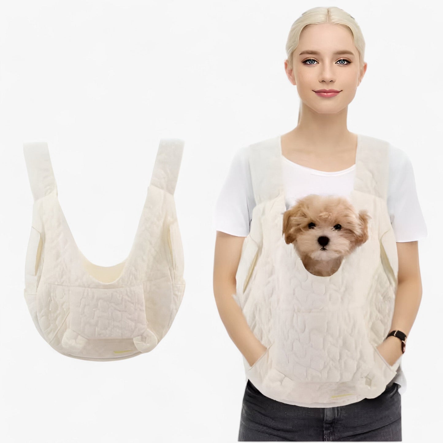 PetVoyager | Extra geräumige Tragetasche - Komfortabel, wasserdicht & winddicht