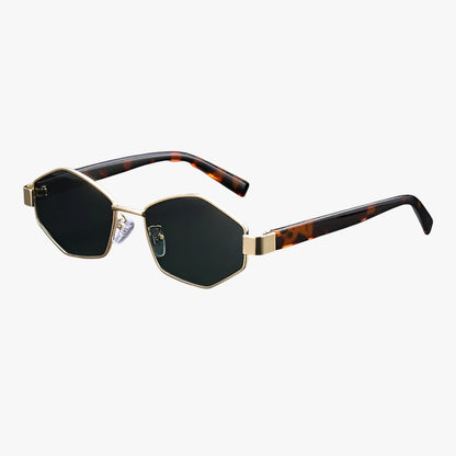 David | Polygonale Sonnenbrille UV400 – Unisex-Stil und Schutz für Outdoor-Sport