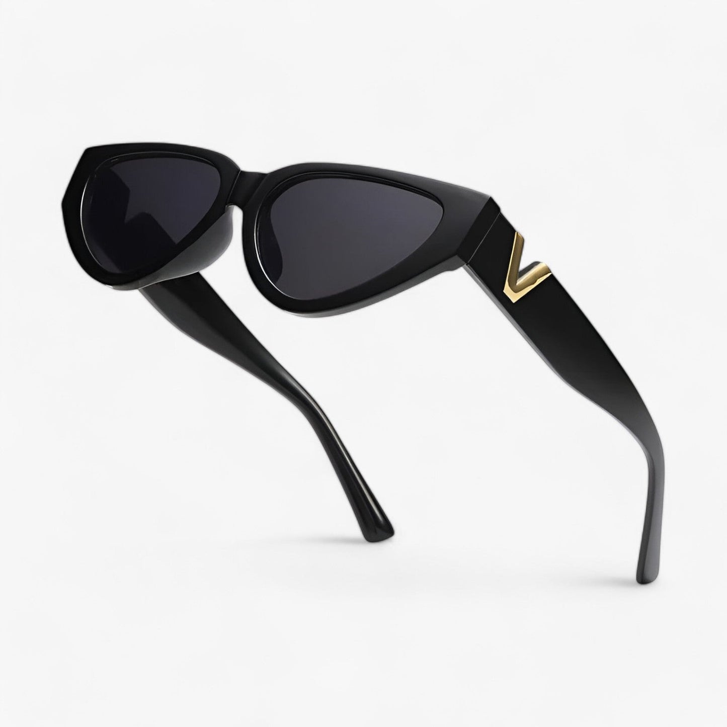 Samara | Luxus Glamour Katzenaugen Sonnenbrille für Damen - UV400-Schutz