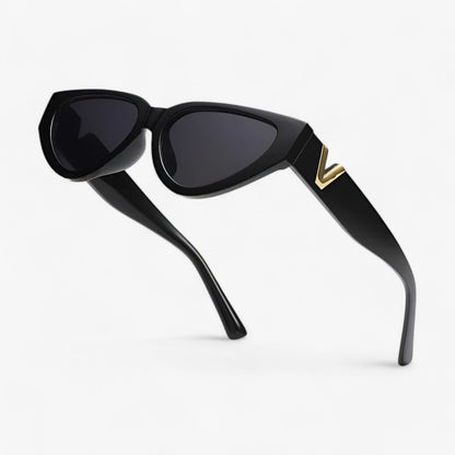 Samara | Luxus Glamour Katzenaugen Sonnenbrille für Damen - UV400-Schutz