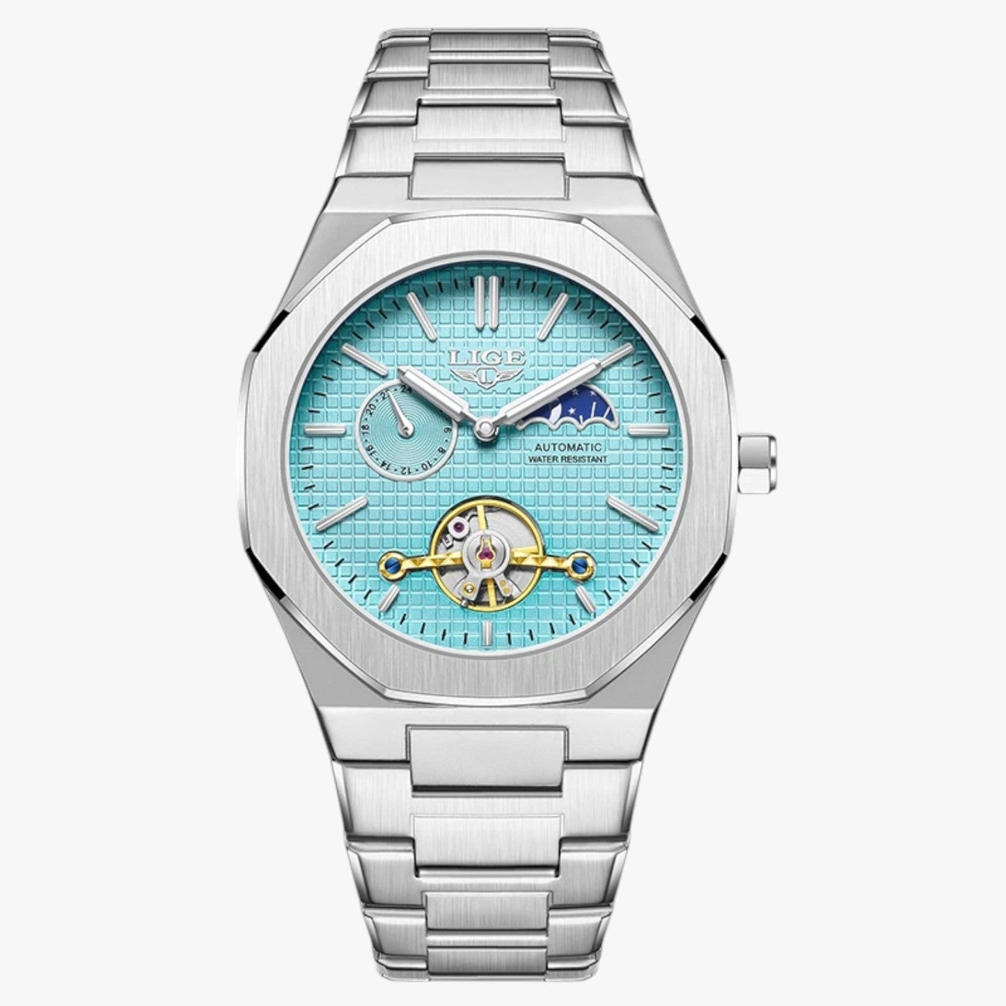 Lennox | Wasserdichte Luxus mechanische Uhr