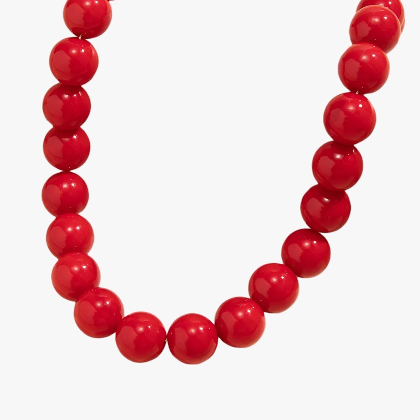 Callie | Auffällige Farbe: helle geometrische Perlenkette 2024