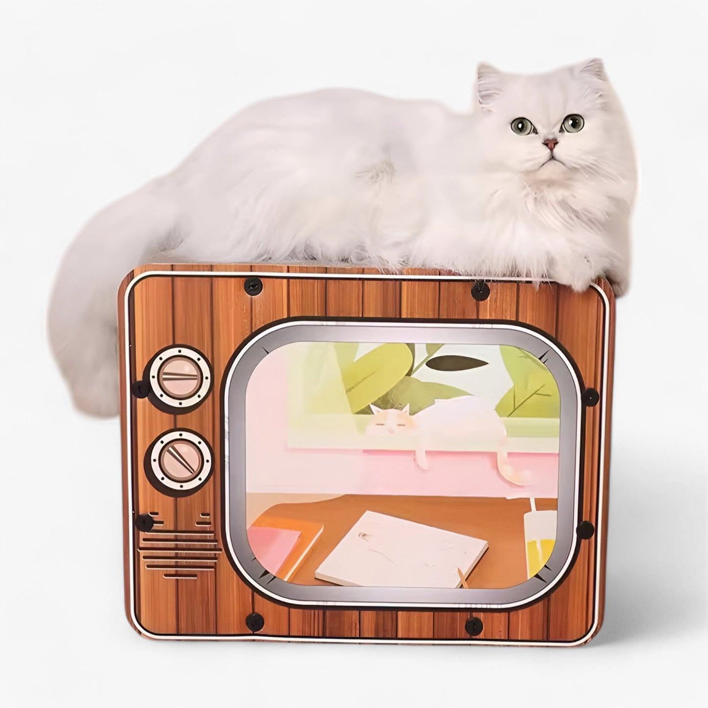 Nova | Kreativer Kratzbaum für Fernseher
