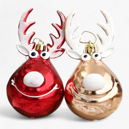 Elch-Weihnachtskugeln – festlicher Baumschmuck