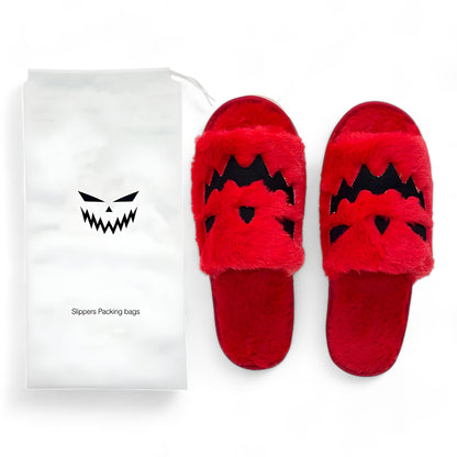 Highland Cow Cozy | Halloween-Pantoffeln - Weich und warm