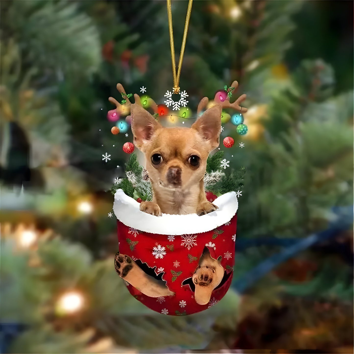 Hübsche Welpen-Dekoration | Weihnachtsbaum-Anhänger Welpe - Festlicher Charme und Geschenk für Hundeliebhaber