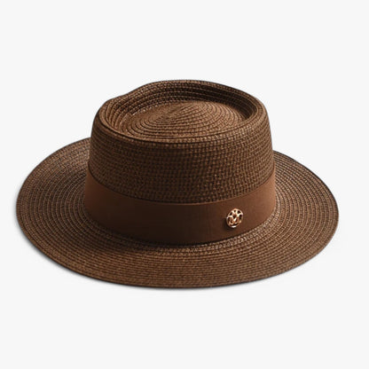 Clara | Eleganter Strohhut - Stilvoll, leicht und reisefreundlich