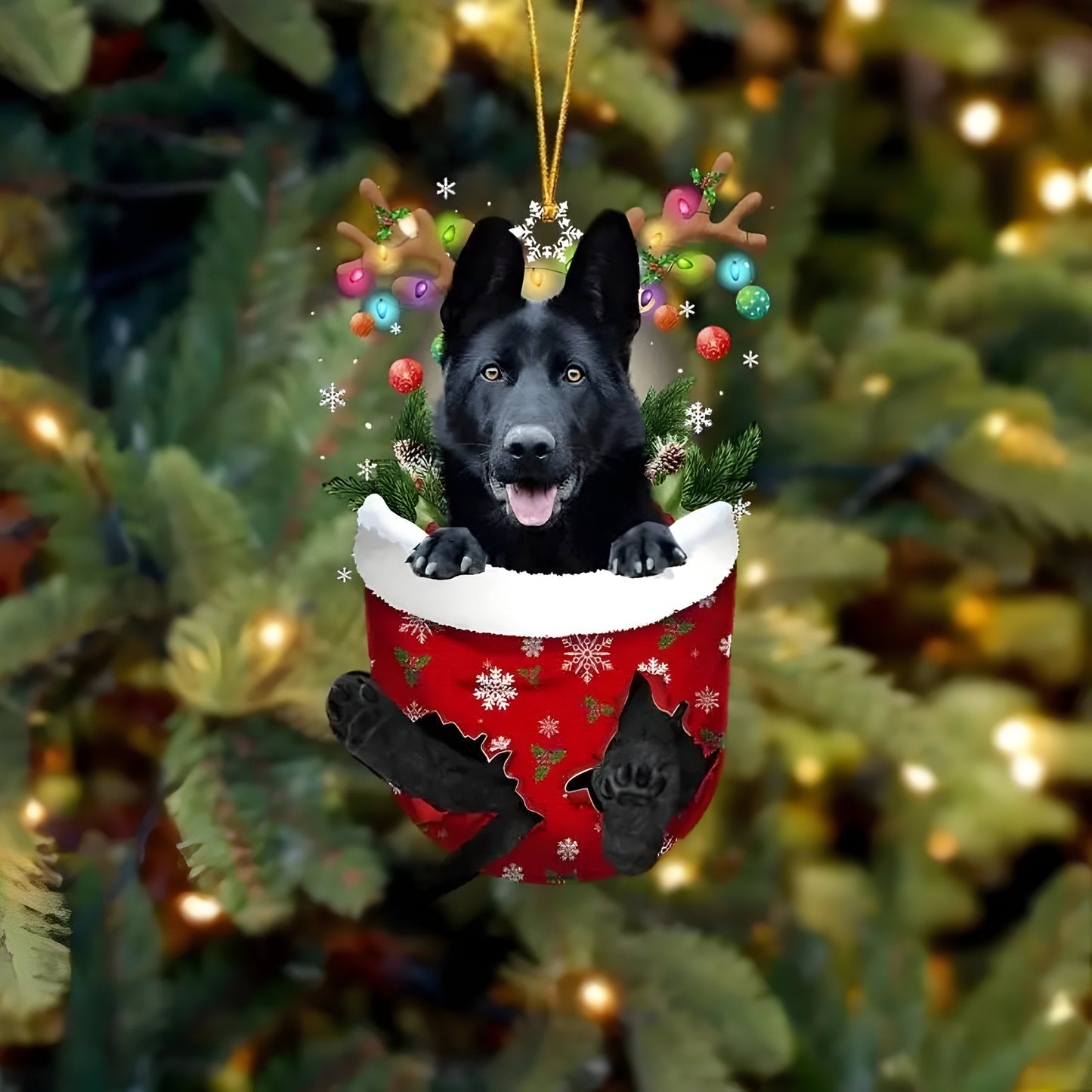 Hübsche Welpen-Dekoration | Weihnachtsbaum-Anhänger Welpe - Festlicher Charme und Geschenk für Hundeliebhaber