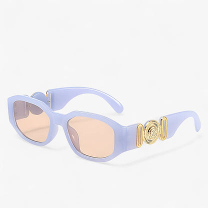 Liam | Kleine rechteckige Sonnenbrille für Reisen und Vintage-Stil