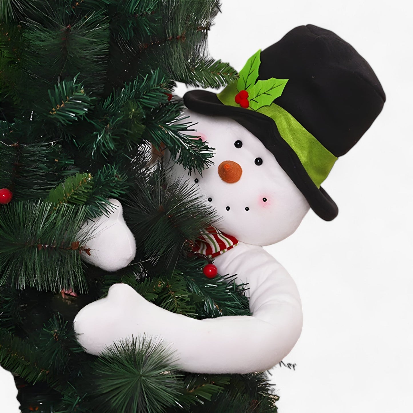 SantaHug | Weihnachtsschmuck 105 cm – Verleihen Sie Ihrem Baum eine lustige Note