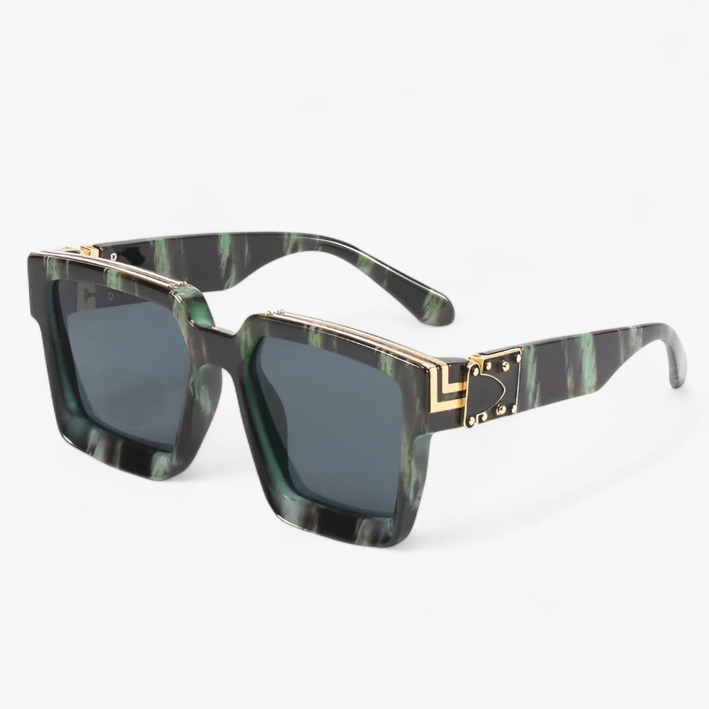 Manuel | Retro quadratische Sonnenbrille für Herren