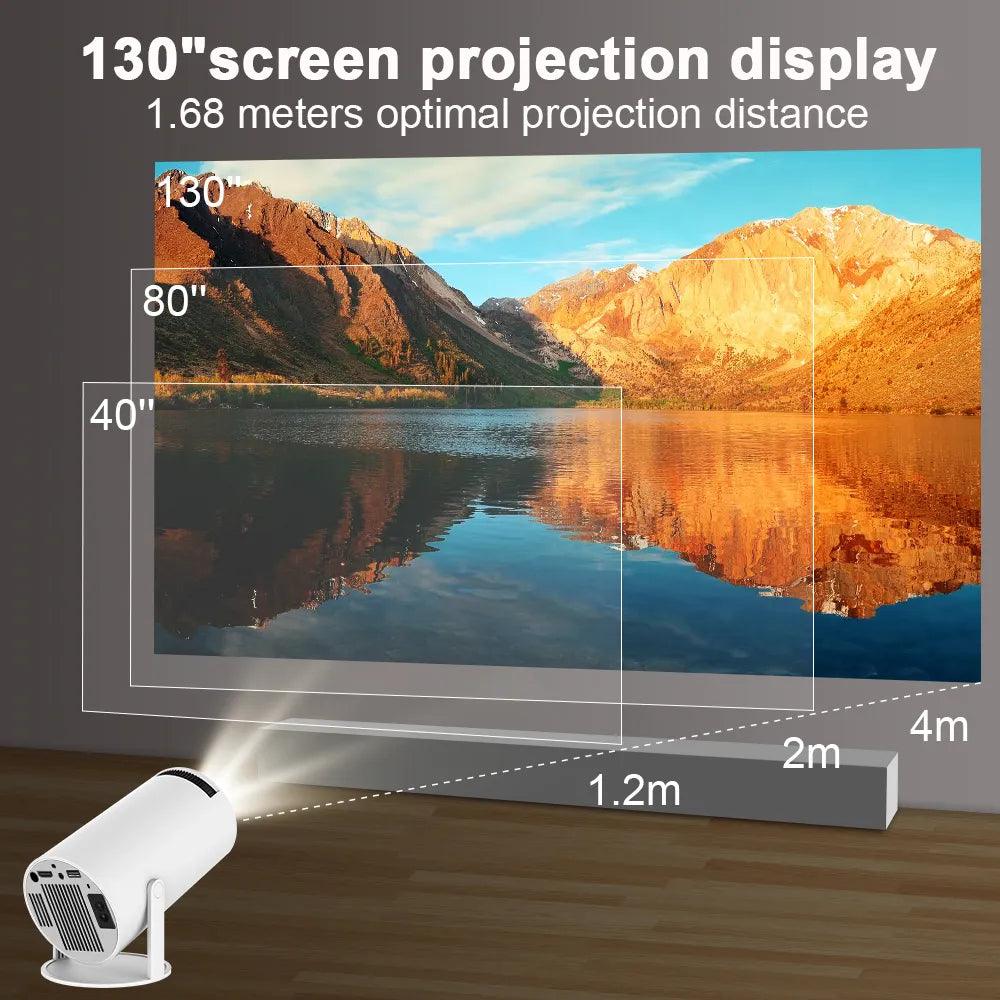 PixelWall DreamScreen™  Projektor, der Ihre Wand in ein Kino verwandelt