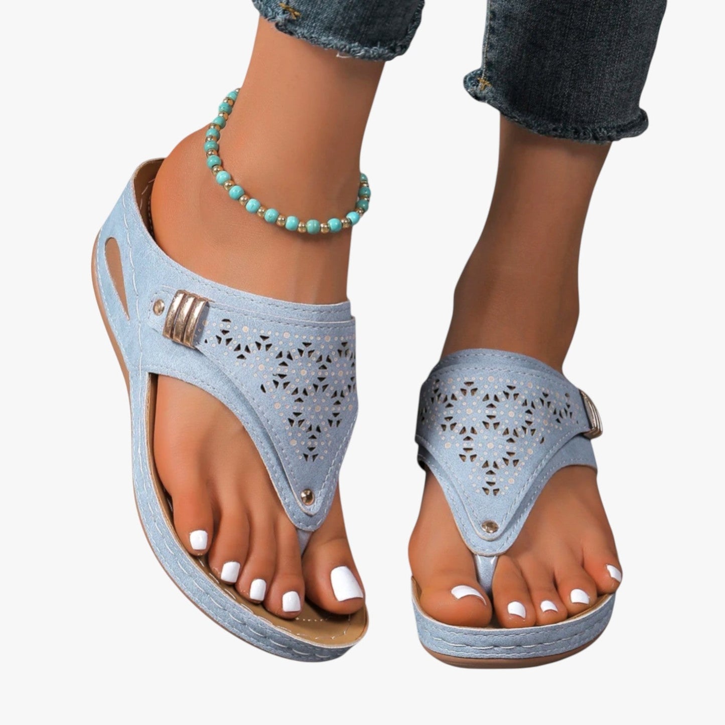 Julia – Damen-Sandalen mit Sommerabsatz