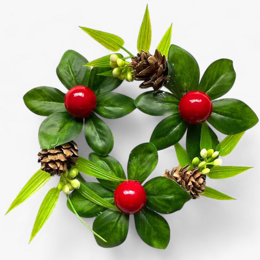 DIY Weihnachtskranz - Künstliche Schlange für Festdekoration