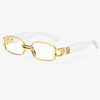 Dante | Lille rechteckige Sonnenbrille im Vintage-Punk-Stil