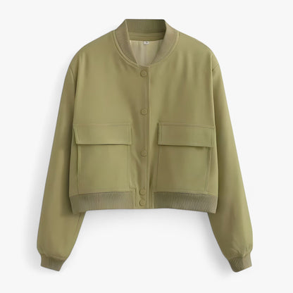Damen Bomberjacke – Herbst/Winter Cropped