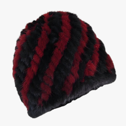 Luxe Minkfell Mütze - Winterliche Wärme & Eleganz