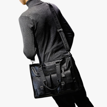 Jerry | Kunstleder Schulter-Geldbörse für Arbeit und Reisen