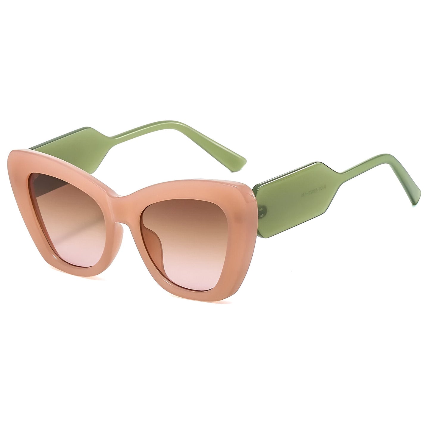 Melanie | Übergroße Katzenaugen-Sonnenbrille mit UV400-Schutz