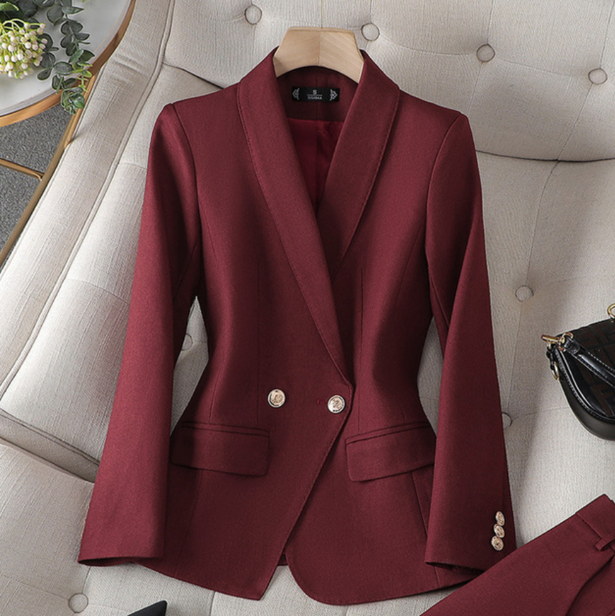 Damen Blazer & Hosen Set – Celestine