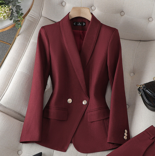 Damen Blazer & Hosen Set – Celestine