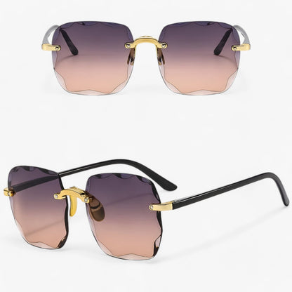 Kamila | Stilvolle randlose Sonnenbrille mit UV-Schutz