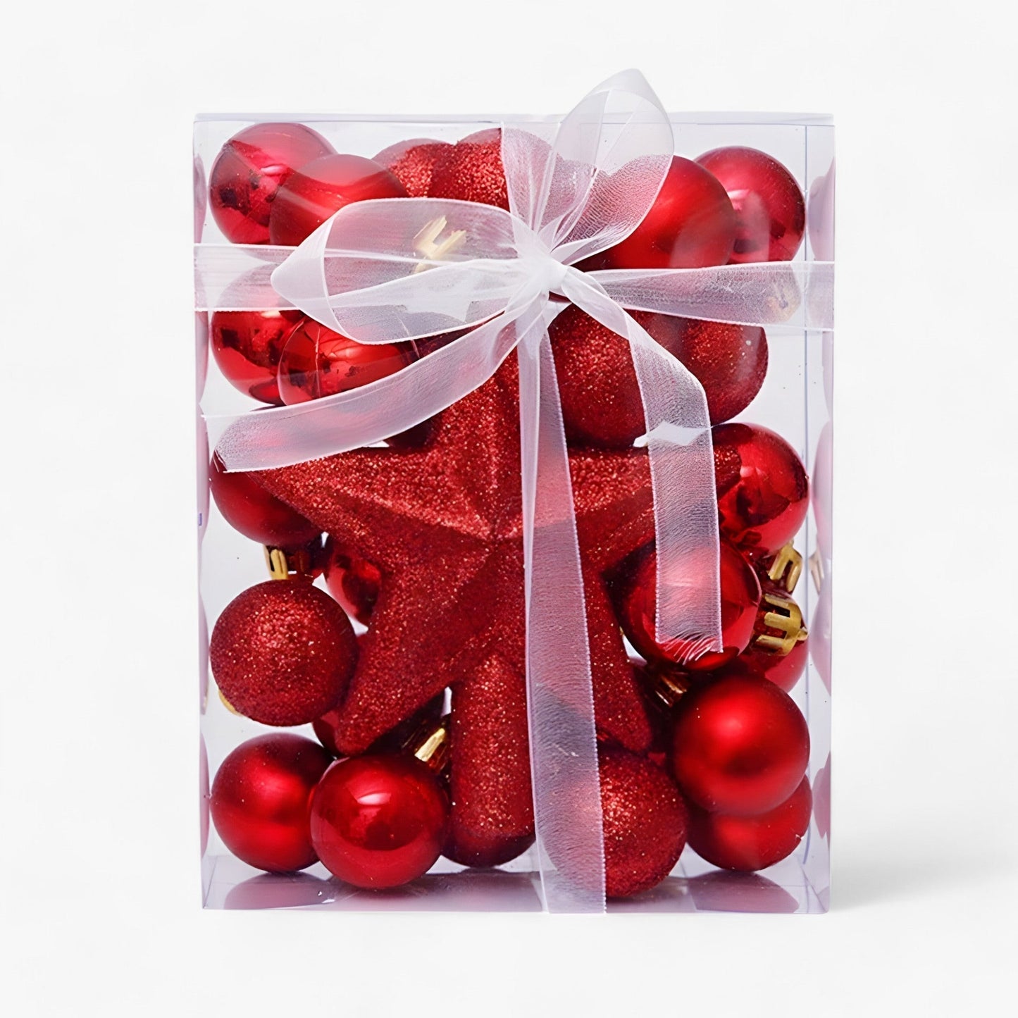 Set aus 30 Weihnachtsdekorationen - Verwandeln Sie Ihren Baum mit festlicher Eleganz