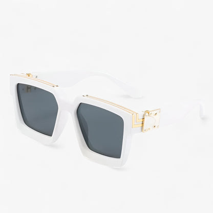 Manuel | Retro quadratische Sonnenbrille für Herren