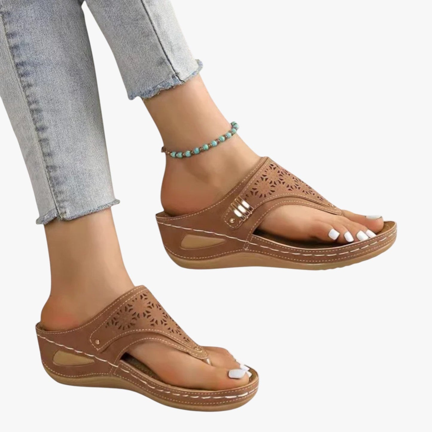 Julia – Damen-Sandalen mit Sommerabsatz