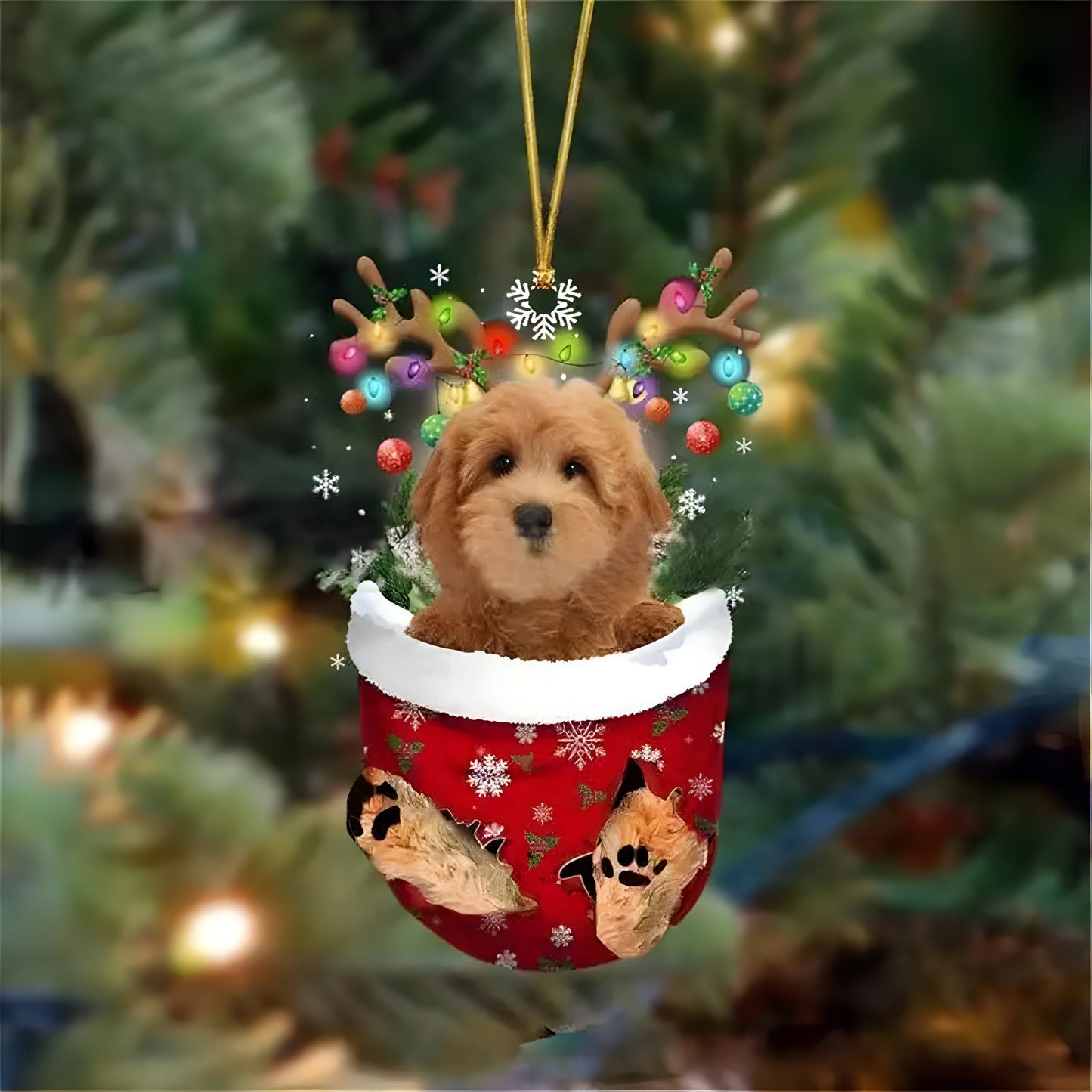 Hübsche Welpen-Dekoration | Weihnachtsbaum-Anhänger Welpe - Festlicher Charme und Geschenk für Hundeliebhaber